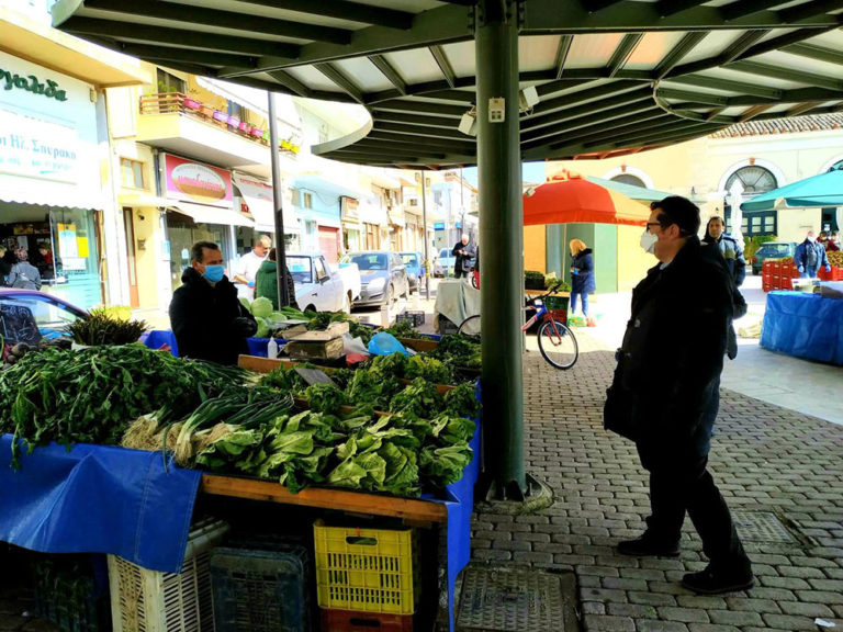 Έλεγχος στη λαϊκή αγορά Άργους – Τηρούνται οι κανόνες