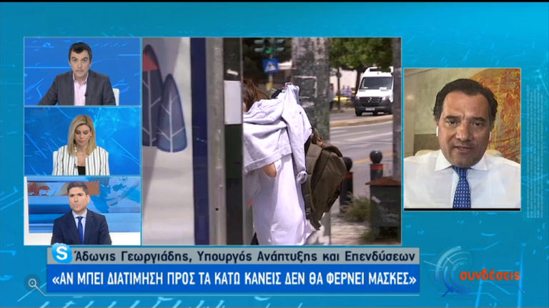 Γεωργιάδης για μάσκες: Αν χρειαζόταν διατίμηση δεν θα διστάζαμε να την κάνουμε (video)