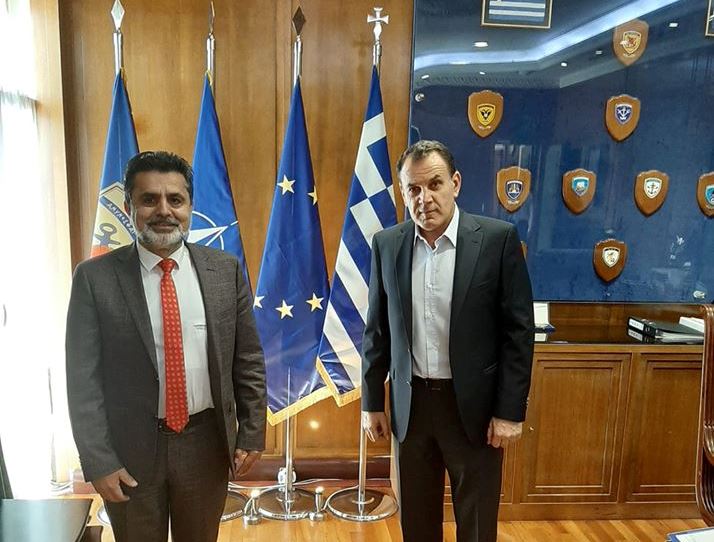 Καστοριά: Συνάντηση του Ζήση  Τζηκαλάγια, με  τον Υπουργό  Εθνικής  Άμυνας