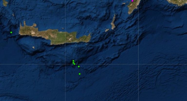 Σεισμός 4,6 Ρίχτερ νότια της Κρήτης
