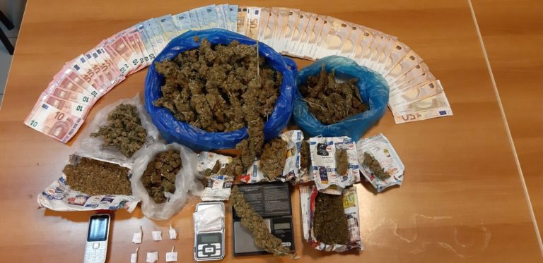Δύο συλλήψεις – Κατασχέθηκαν 700 γραμμάρια κάνναβης και ποσότητα κοκαΐνης