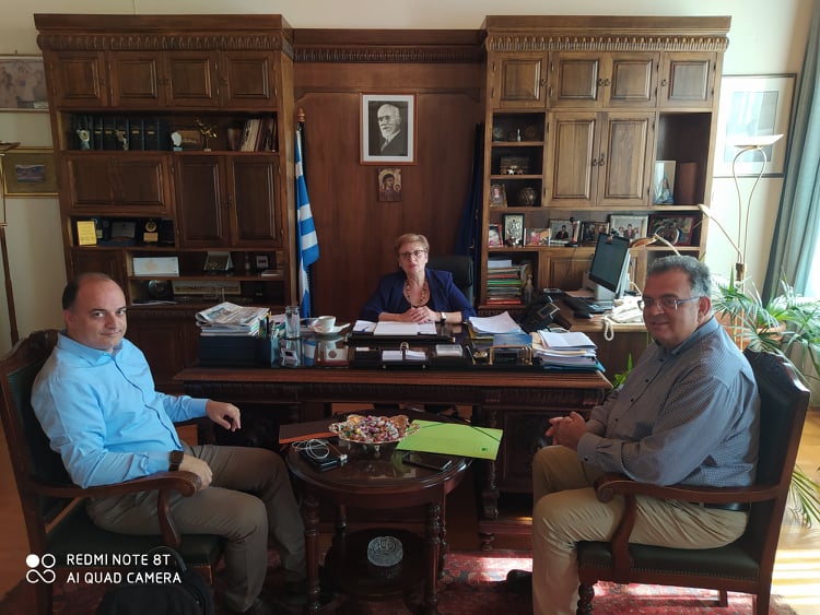 Για την πορεία υλοποίησης των έργων στο Φράγμα Ποταμών ενημερώθηκε η Αντιπεριφερειάρχης Ρεθύμνης