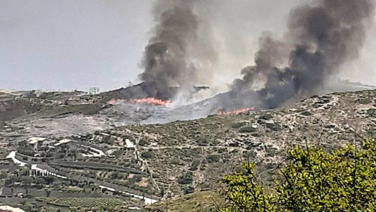 Φωτιά έκαψε χορτολιβαδική έκταση στην Αγ. Πελαγία