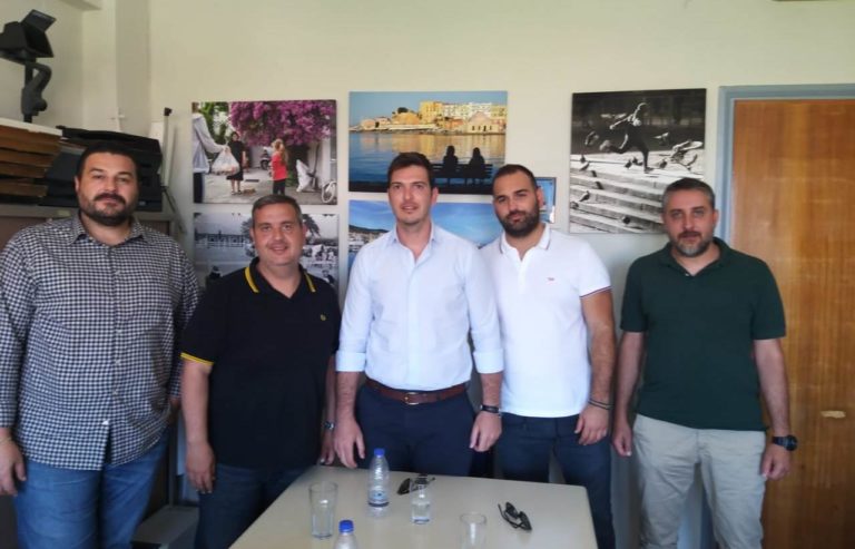 Συναντήσεις Αλ. Μαρκογιαννάκη σε Εμπορικό σύλλογο και ΟΕΣΚ