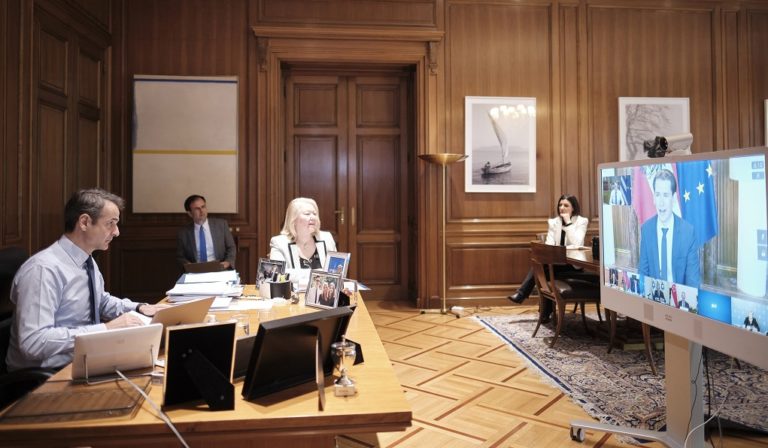 Τηλεδιάσκεψη Μητσοτάκη με ηγέτες χωρών που αντιμετώπισαν με επιτυχία την πανδημία (video)