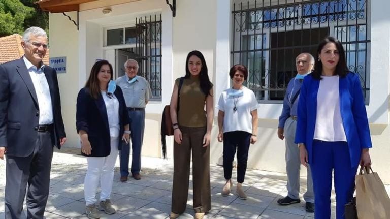 Στο Παράρτημα ΑμεΑ Χανίων η Δόμνα Μιχαηλίδου