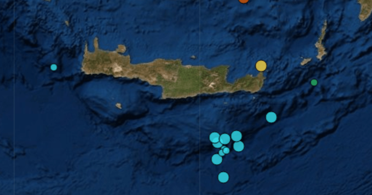 Συνεχίζεται η μετασεισμική ακολουθία στην Κρήτη