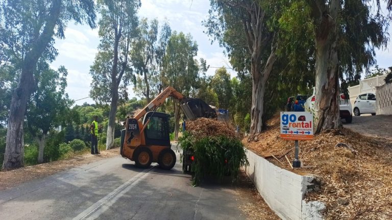 Καθαρισμός κοινόχρηστων χώρων στη Λέρο