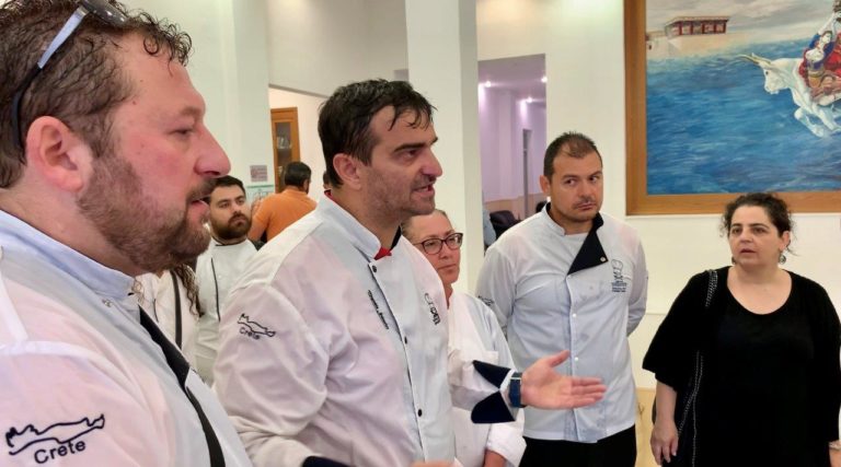 Συνάντηση με τον Περιφερειάρχη Κρήτης του Σωματείου Μαγείρων και Ζαχαροπλαστών Ηρακλείου