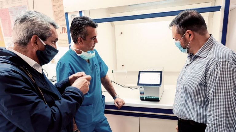Μηχανήματα μοριακής ανάλυσης εξετάσεων (PCR) για κορονοϊό στα Νοσοκομεία Ρόδου, Κω και Λέρου