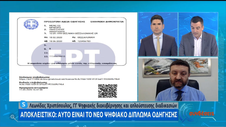 Το νέο ψηφιακό προσωρινό δίπλωμα οδήγησης- Πώς είναι-Πώς το αποκτάς (video)