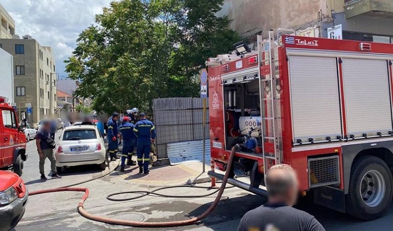 Χανιά: Φωτιά σε οικόπεδο στο κέντρο της πόλης