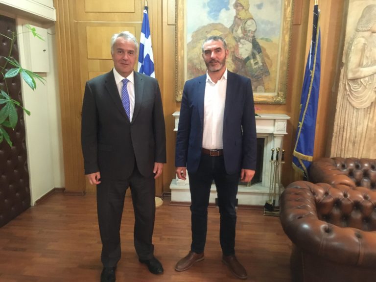 Συνάντηση Αντιπεριφερειάρχη Πρωτογενή τομέα με Υπουργό ΥπΑΑΤ και Γενικούς Γραμματείς