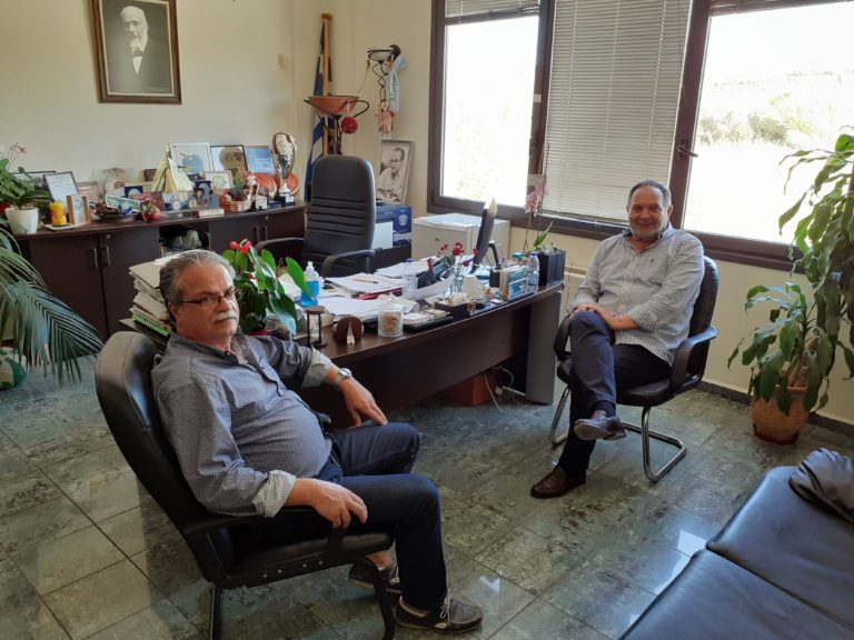 Με τον  Δήμαρχο Πλατανιά  συναντήθηκε ο Γιάννης Κουράκης