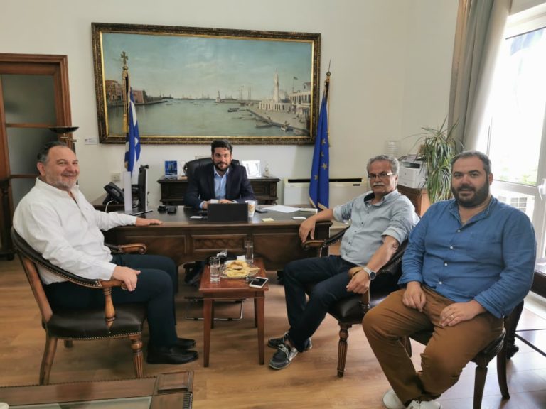 Συνάντηση του Δημάρχου Χανίων με τον πρόεδρο της Περιφερειακής Ένωσης Δήμων (ΠΕΔ) Κρήτης