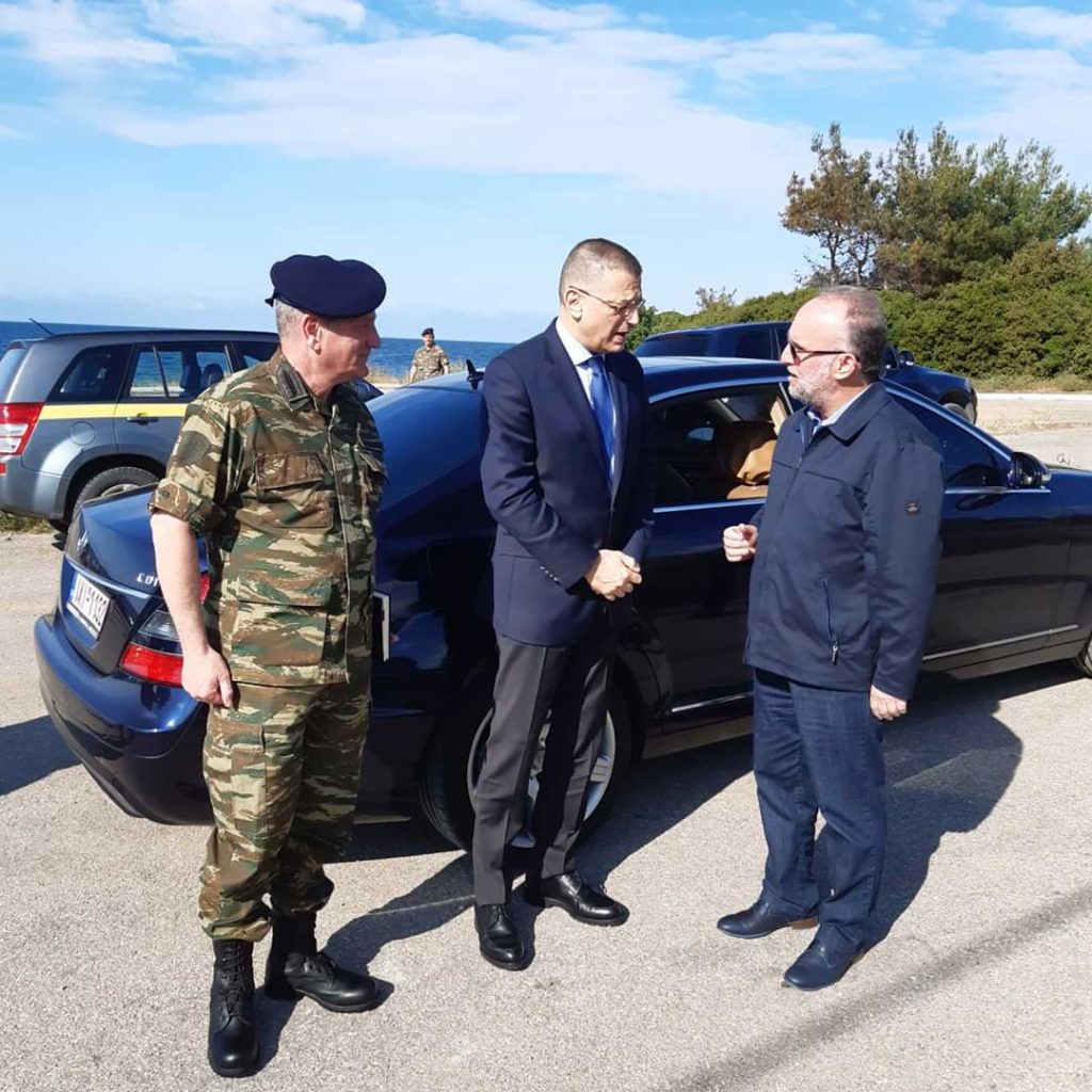 Με τον Υφυπουργό Εθνικής Άμυνας Α. Στεφανή  συναντήθηκε ο Δήμαρχος Μαρωνείας Σαπών