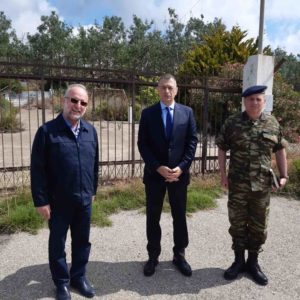 Με τον Υφυπουργό Εθνικής Άμυνας Α. Στεφανή  συναντήθηκε ο Δήμαρχος Μαρωνείας Σαπών