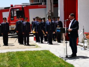 Πρέσπες: Εγκαίνια πυροσβεστικού κλιμακίου από τον Ν. Χαρδαλιά