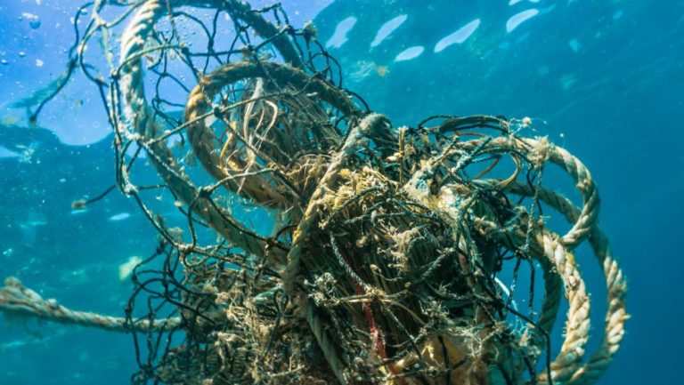 Συνδεδεμένα αλιευτικά δίχτυα για τη μείωση της πλαστικής ρύπανσης