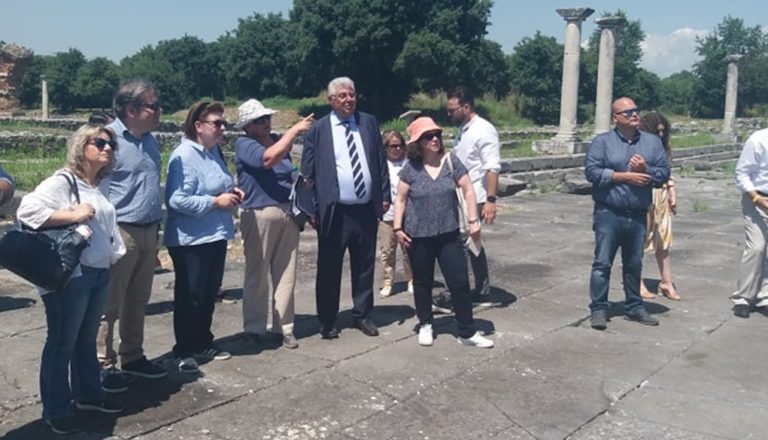 Επιτάχυνση εργασιών ζήτησε η Υπ. Πολιτισμού Λ. Μενδώνη στους Φιλίππους