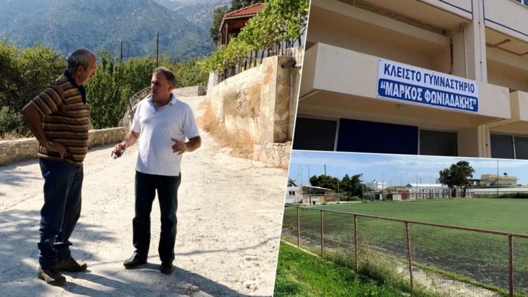 Έργα αθλητισμού και βελτίωσης δρόμων στην Ιεράπετρα