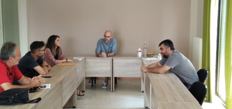 Επίσκεψη κλιμακίου του ΚΚΕ σε “Εξοδο” και Πρόγραμμα Αυτοβοήθειας