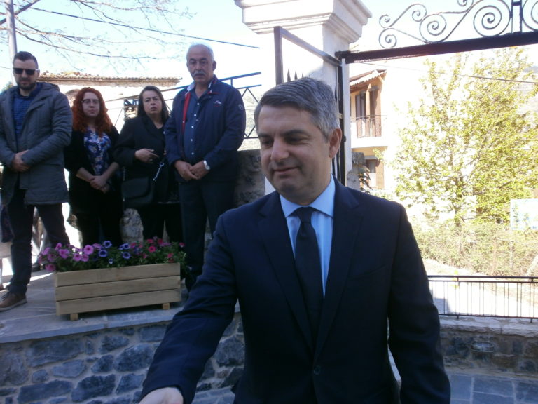 Ο Οδ. Κωνσταντινόπουλος χαιρετίζει την επίσκεψη Μ. Βορίδη στη Βυτίνα