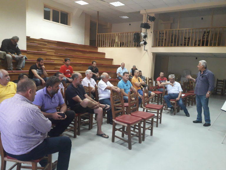 Συνάντηση  στον Δήμο Κισσάμου Δημάρχου και Προέδρων με Εργολάβους του Προγράμματος Δακοκτονίας