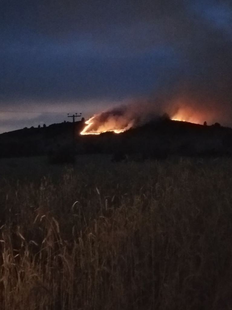 Εορδαία: Φωτιά από κεραυνό έκαψε χορτολιβαδική έκταση
