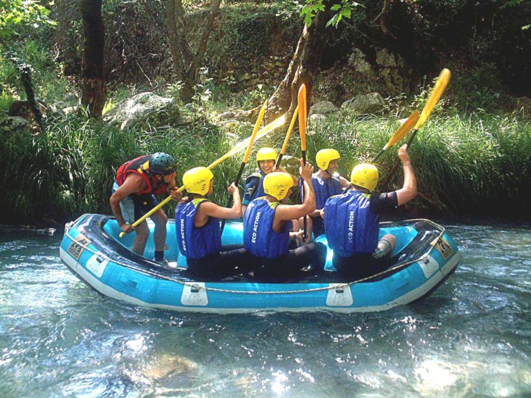 Νυχτερινό Full Moon Rafting σε Λούσιο και Αλφειό