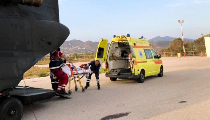 Χανιά: Αερομεταφορά νεαρού από τα Χανιά σε νοσοκομείο της Αθήνας