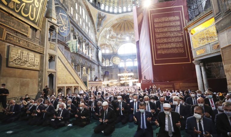 Δυσαρέσκεια από ΗΠΑ και Γερμανία για τη μετατροπή της Αγίας Σοφίας σε τζαμί