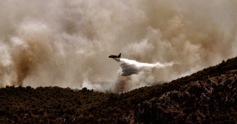 Μάχη υπό αντίξοες συνθήκες στις Κεχριές – 72 πυρκαγιές μέσα σε μία μέρα (video)