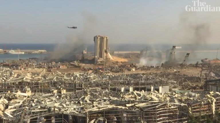 Βηρυτός: Εικόνες βιβλικής καταστροφής κατέγραψε drone της Guardian (video)