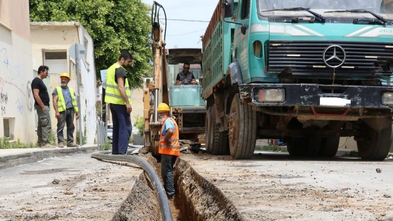 Έργα δικτύων ύδρευσης στο Ηράκλειο