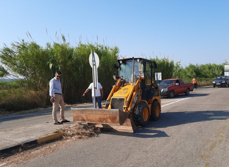 Καθαρισμός της Ε.Ο. Πύργου – Πατρών έως την είσοδο του Πύργου