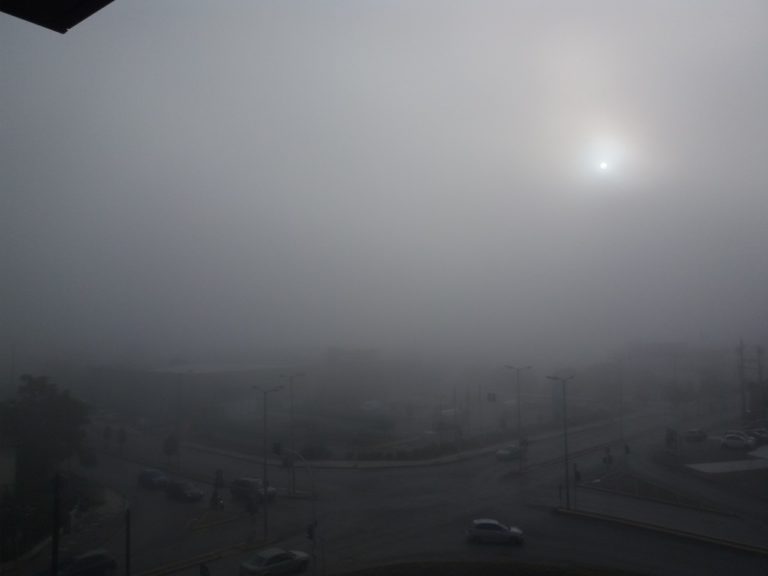 Τρίπολη: Πρωϊνό τοπίο στην ομίχλη