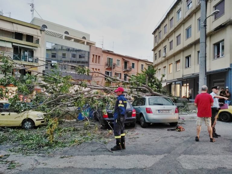 Κέρκυρα: Προβλήματα από την κακοκαιρία