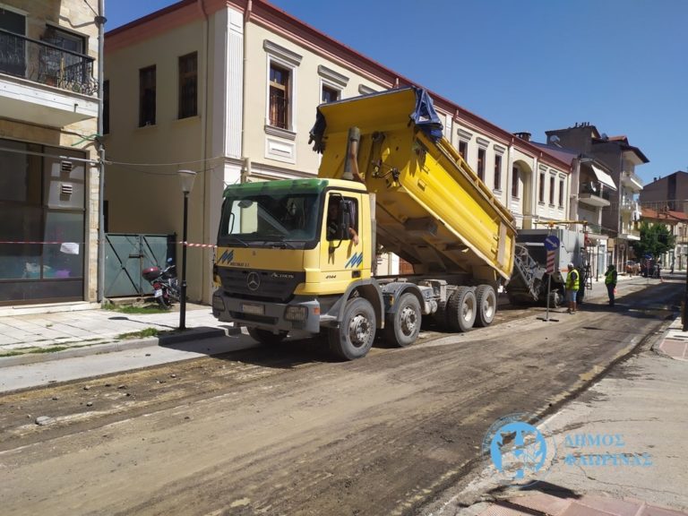 Συνεχίζονται οι ασφαλτοστρώσεις στο Δήμο Φλώρινας