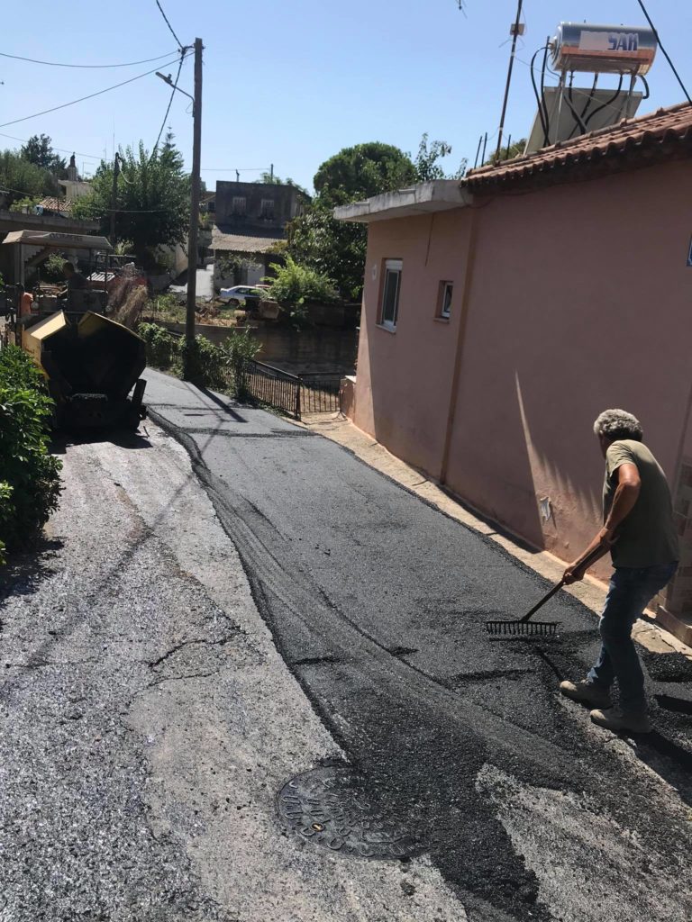 Καλαμάτα: Ασφαλτοστρώσεις σε Ασπρόχωμα, Βέργα και Λέικα