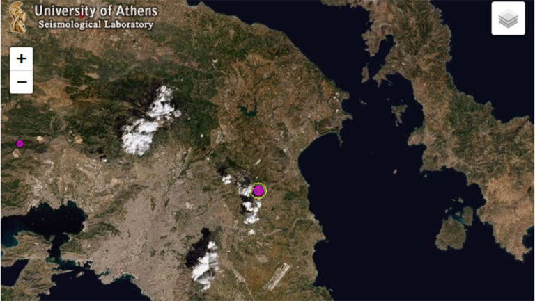 Σεισμός έγινε αισθητός στην Αθήνα