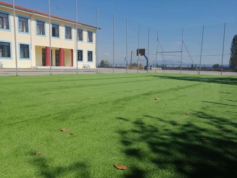 Φλώρινα: Γήπεδο 5Χ5 στο Δημοτικό Σχολείο Υδρούσας
