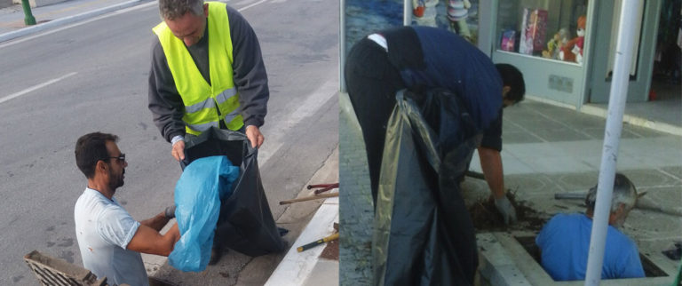 Καθαρισμός φρεατίων και τάφρων στον Δήμο Πλατανιά