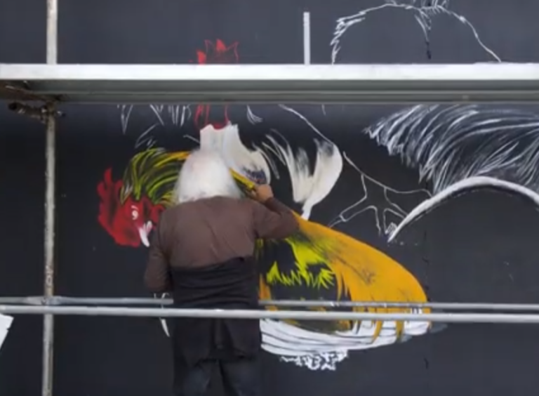 Νάουσα: Οι καλλιτέχνες της Urban Art αλλάζουν όψη δημόσια κτίρια (video)