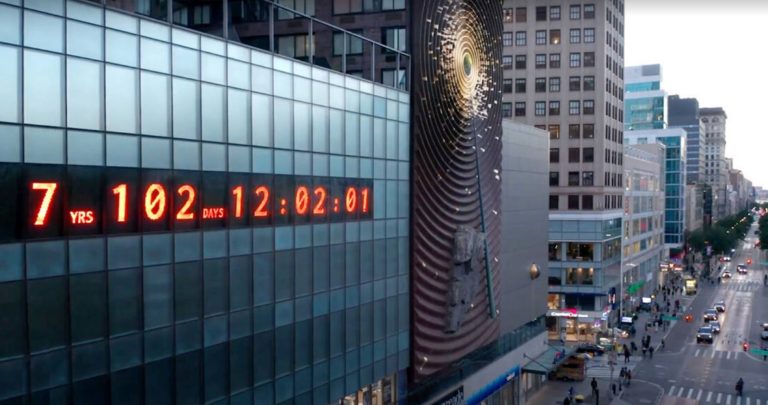 «Climate Clock»: Ένα «Ρολόι για το Κλίμα» στη Νέα Υόρκη