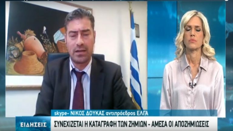 Ν. Δούκας: “Πλήρης αποζημίωση στους αγρότες που επλήγησαν από τον Ιανό” (video)