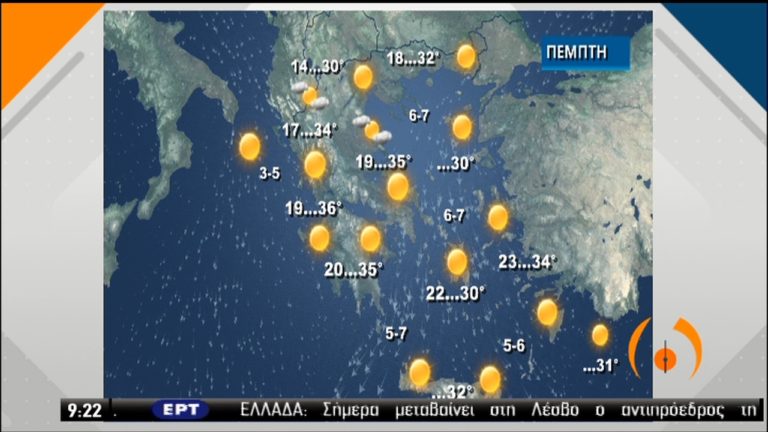 Ο καιρός με την Πάττυ Σπηλιωτοπούλου – “Πότε θα κοπάσουν τα θυελλώδη μελτέμια” (video)