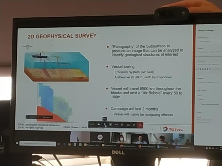 Ενημέρωση της Περιφέρειας Κρήτης για τις έρευνες υδρογονανθράκων Νοτιοδυτικά του νησιού