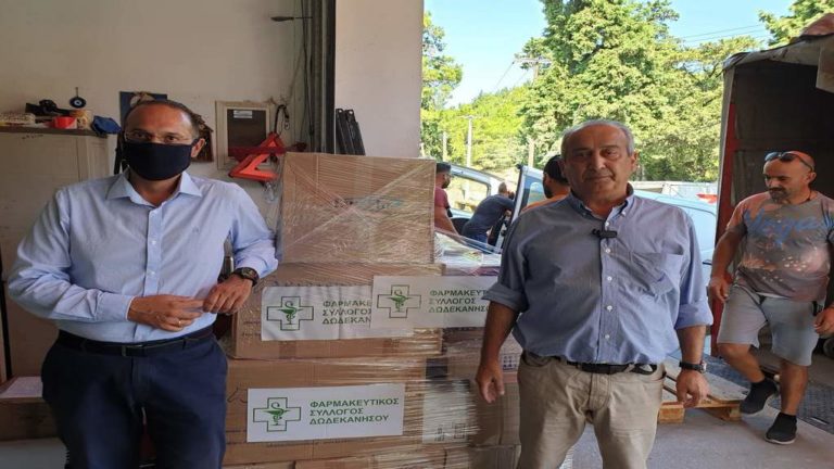 Δωδεκάνησος: Φαρμακευτικό και υγειονομικό υλικό στον λαό της Βηρυτού