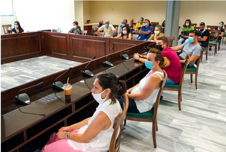 Ολυμπία: Συγκέντρωση με τους ωφελούμενους του ΟΑΕΔ